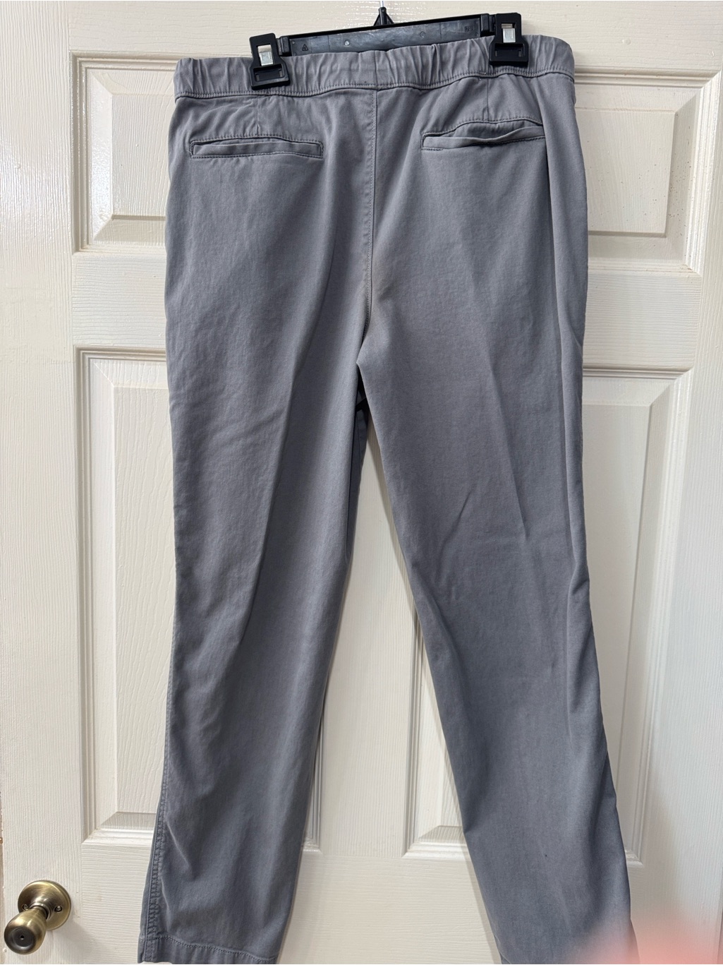 Urban Pipeline Light Gray Casual Stretch Pull On Pants Men’s Medium Chinos Euc — image 5 of 7
